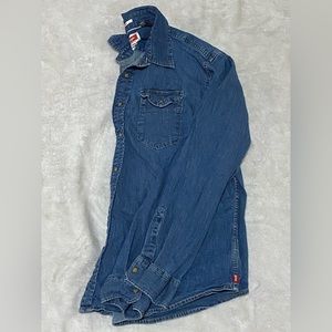 Wrangle Jean Shirt: Indigo